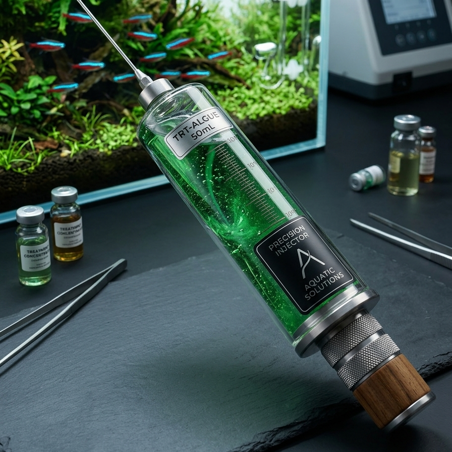 traitement algues aquarium