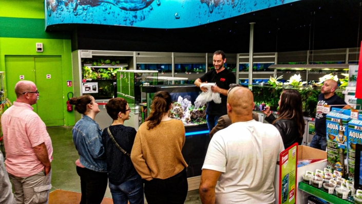 maxizoo saint herblain aquarium demonstration