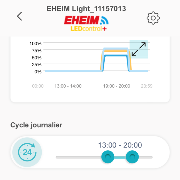 eheim programmation