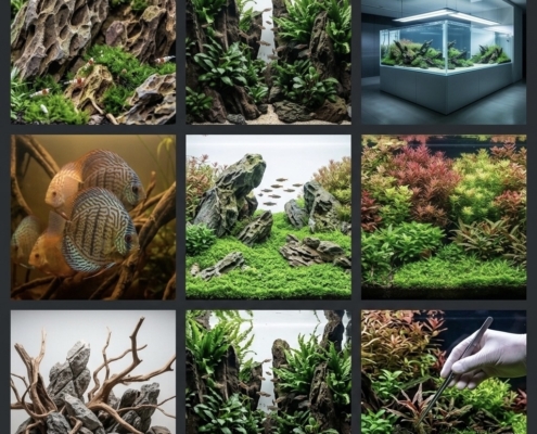 choix decor aquarium projet
