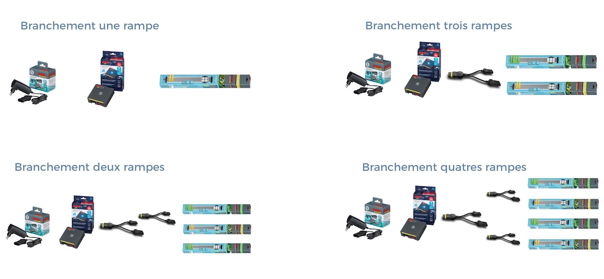 eclairage poweled branchements