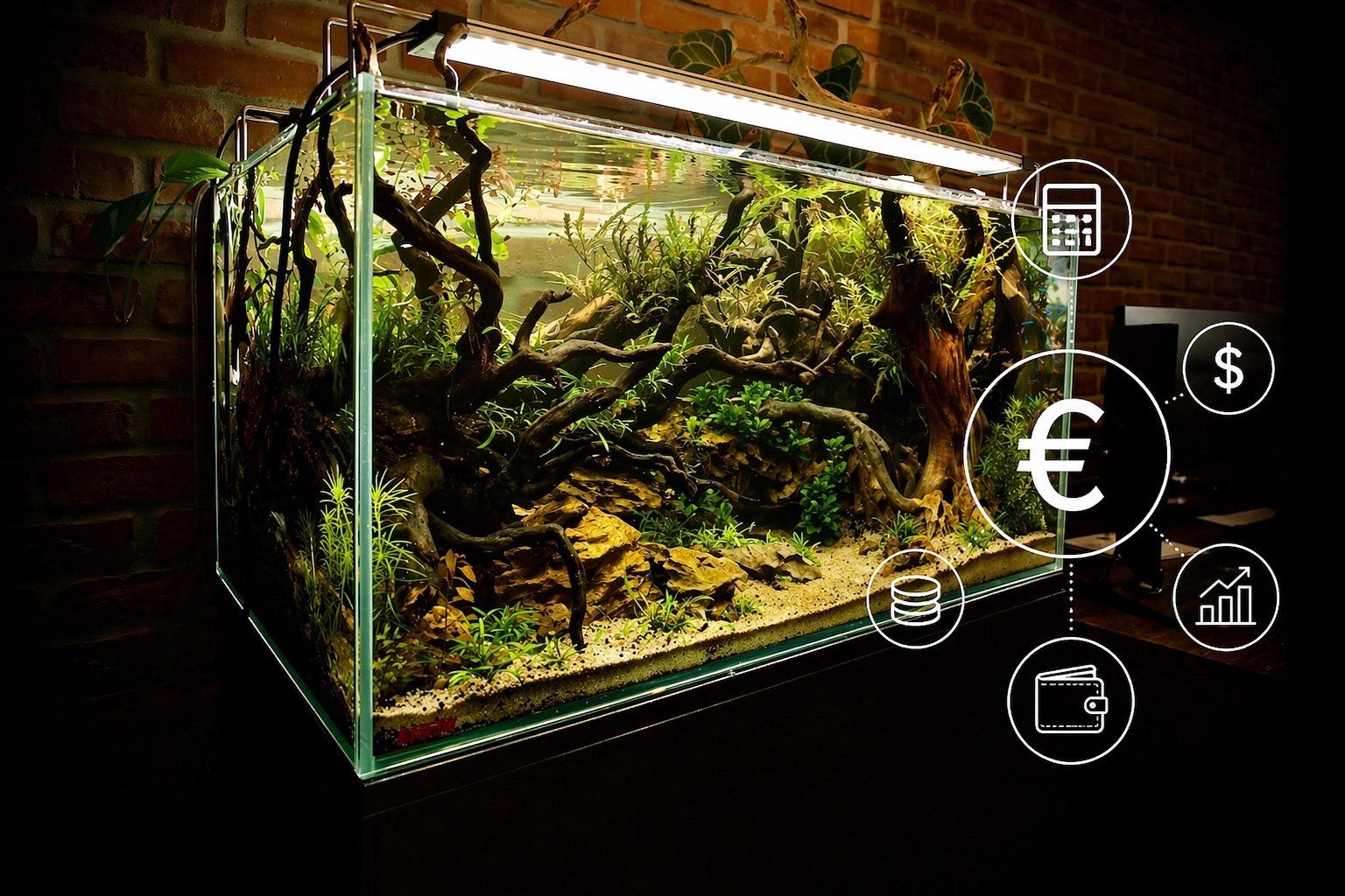 combien coute un aquarium